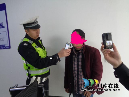 泸县太伏查处一起酒驾违法行为