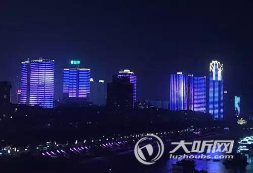 泸州夜景植入动画特效&nbsp;彰显酒城“醉”美夜色