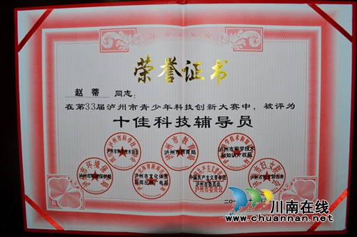 第33届市青少年科技创新大赛&nbsp;叙永一中获佳绩(图3)