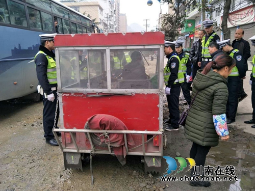 宜宾筠连交警强力推进“三轮车专项整治行动”成效显著(图1)