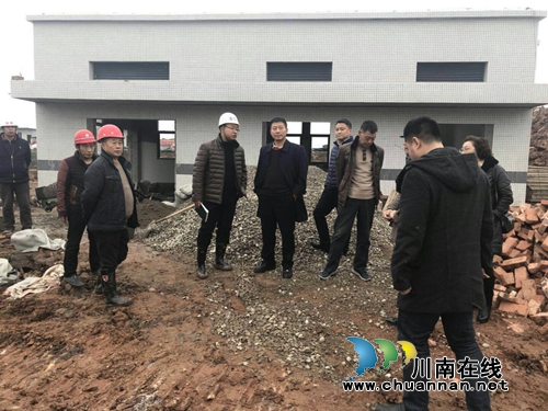 泸州市目督办到合江临港园区督查重点项目建设