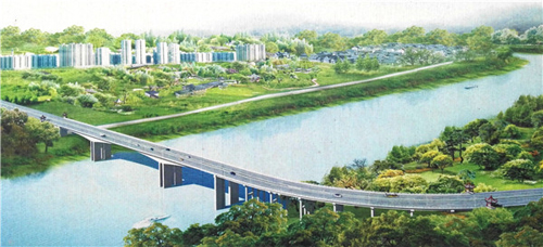 自贡富顺:沱江赵化大桥昨日顺利合龙(图1) 自贡富顺:沱江赵化大桥昨日顺利合龙(图1)