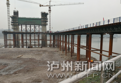 泸州长江二桥：水下部分工程春节前基本完成