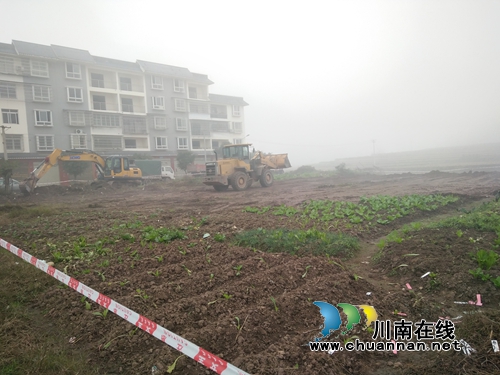 合江县参宝镇川渝边贸市场正式开工建设