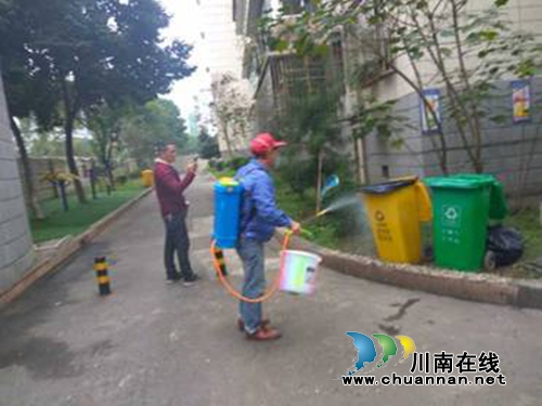 龙马潭红星街道开展新一轮病媒生物防治消杀行动
