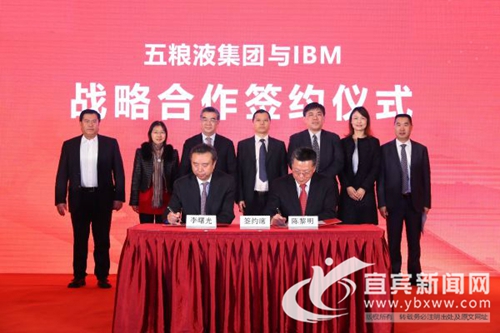 宜宾五粮液集团与IBM签署战略合作协议(图1)