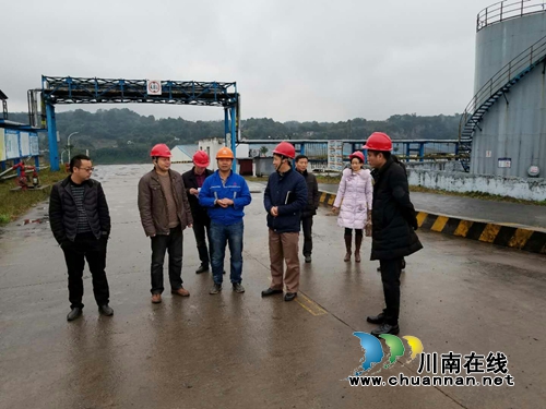 泸州市经信委率队到合江临港园区督察安全环保工作(图1)