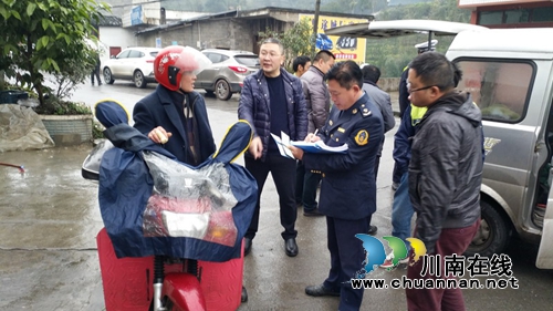 宜宾筠连交警大队扎实开展冬季摩托车管控消除事故隐患
