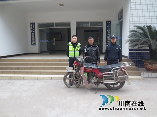泸县方洞派出所查获被盗车辆及时返车主