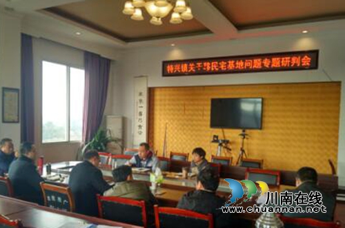 龙马潭区特兴镇召开关于移民宅基地问题的专题研判会(图1)