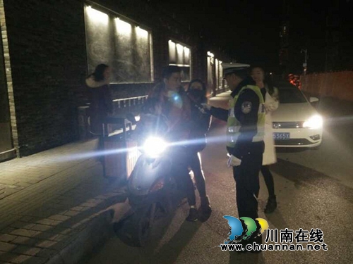 宜宾县交管大队：开展“酒驾”整治&nbsp;护航冬季道路交通安全