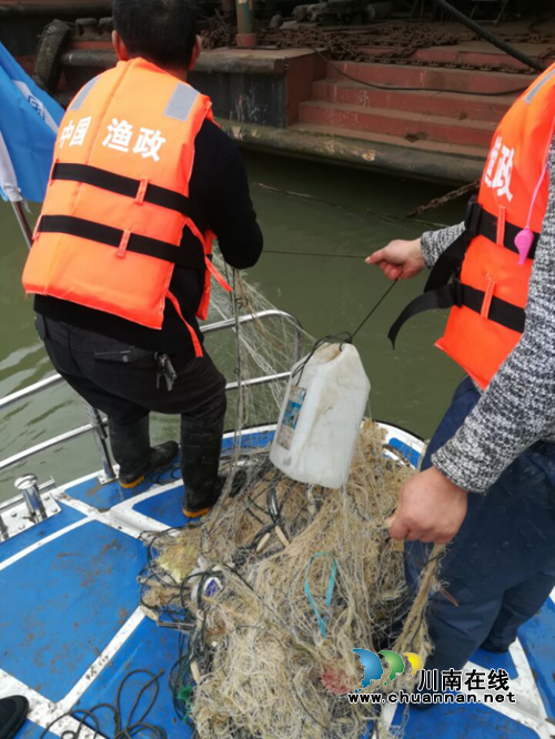 龙马潭区特兴镇全面开展违法捕鱼清理行动(图1)