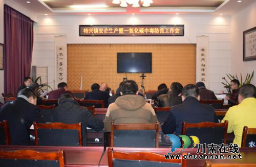 龙马潭特兴镇召开冬季一氧化碳中毒预防工作会