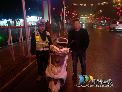 宜宾筠连县交警大队持续高压夜查酒驾成效凸显(图1)