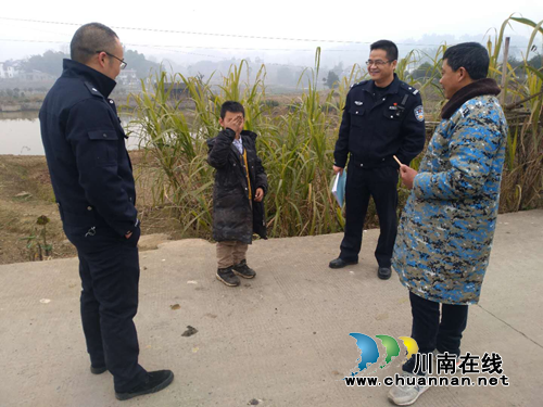 内蒙8岁童在泸县牛滩迷路&nbsp;警民救助找到外婆(图1)
