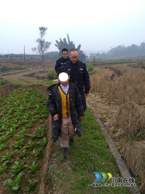内蒙8岁童在泸县牛滩迷路&nbsp;警民救助找到外婆(图4)