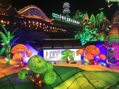2月2日自贡灯会开幕(图3) 2月2日自贡灯会开幕(图3)