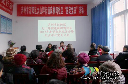 大山坪麻柳湾社区党委召开党员民主评议暨社区干部考评会(图1) 大山坪麻柳湾社区党委召开党员民主评议暨社区干部考评会(图1)