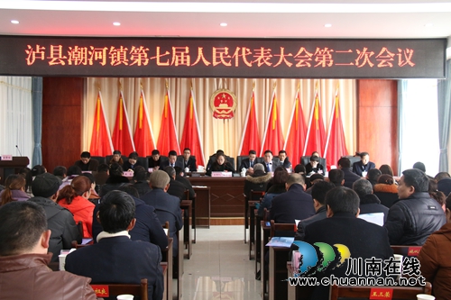 泸县潮河镇召开第七届人民代表大会第二次会议