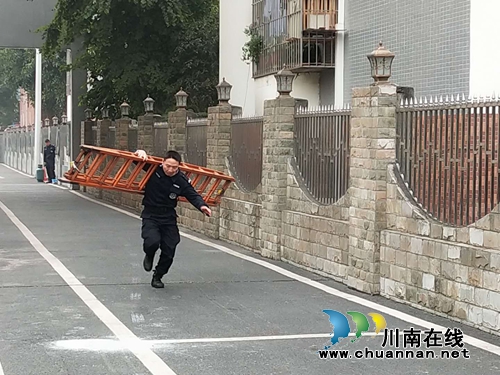 泸县综合应急救援大队冬季大练兵