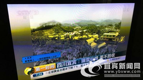 宛若冰雪世界!宜宾仙峰山雪景登上央视(图1) 宛若冰雪世界!宜宾仙峰山雪景登上央视(图1)
