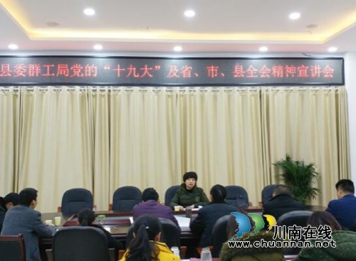 叙永县委群工局深入学习“十九大”