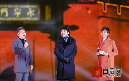 多彩欢乐中国年&nbsp;自贡彩灯点亮西安城墙(图3)