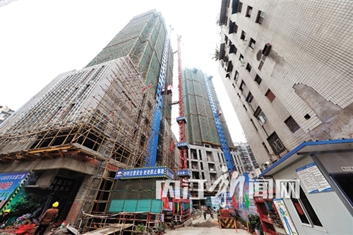 投资1.3亿元&nbsp;内江新民乐大厦项目预计5月竣工