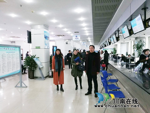 泸州市国土资源局纪检组长杨姚东带队进行节后工作检查