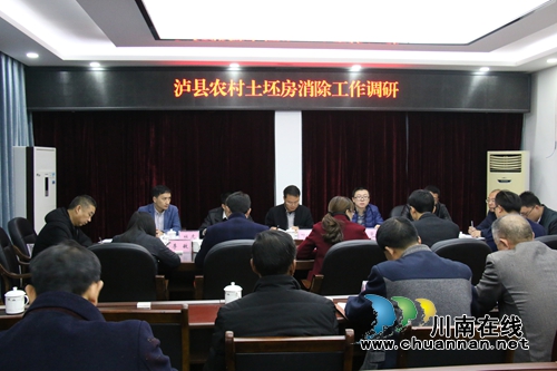 泸县副县长叶仕良到潮河镇开展农村土坯房消除工作调研