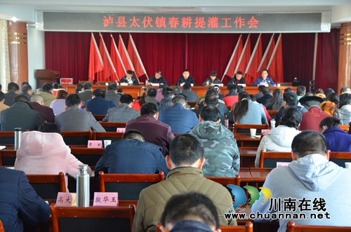 泸县太伏镇召开春耕生产工作部署会