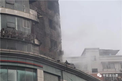 关于迎宾大道洪达路25号居民楼起火的警情通报