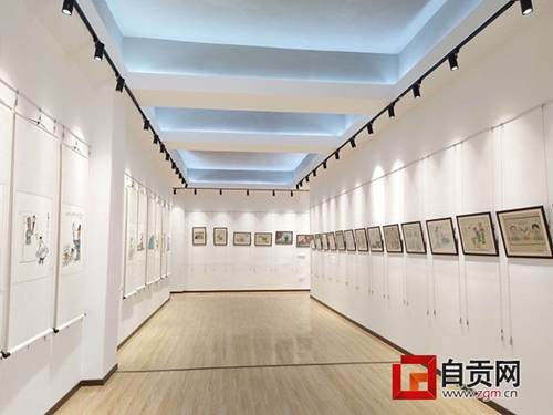 自贡荣县农民漫画馆被定为廉政文化创作基地(图1) 自贡荣县农民漫画馆被定为廉政文化创作基地(图1)