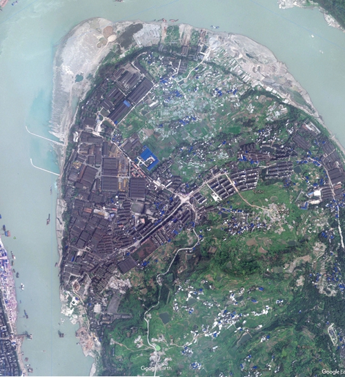 50年前卫星航拍茜草图 见证城市变迁(图2) 50年前卫星航拍茜草图 见证城市变迁(图2)