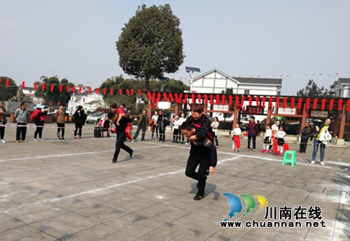 龙马潭区特兴镇举办2018年新春全民健身运动会