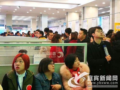 提供1063个岗位&nbsp;宜宾举行“三八”专场招聘会(图3)