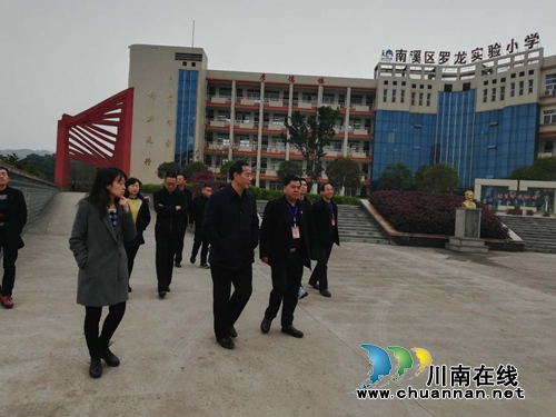 省市领导莅临宜宾罗龙实验小学检查开学工作(图3)