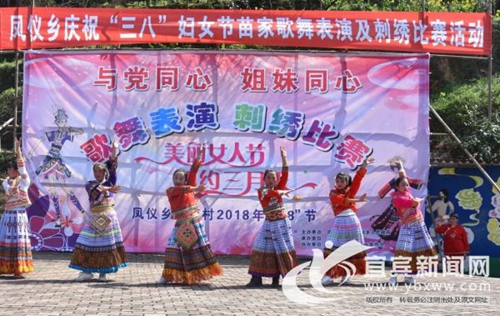 宜宾凤仪苗寨刺绣比赛 过个“花样”妇女节(图1) 宜宾凤仪苗寨刺绣比赛 过个“花样”妇女节(图1)