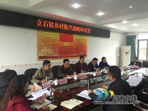 泸县立石镇召开乡村振兴战略工作研讨会