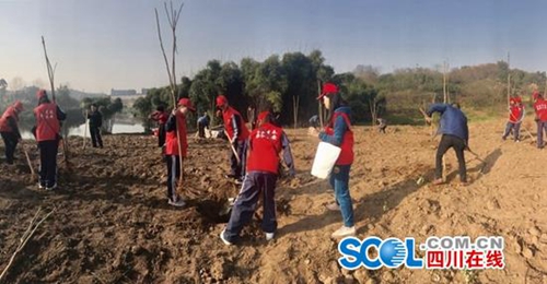 自贡启动“一江两河”绿色长廊建设 造林万亩(图2) 自贡启动“一江两河”绿色长廊建设 造林万亩(图2)