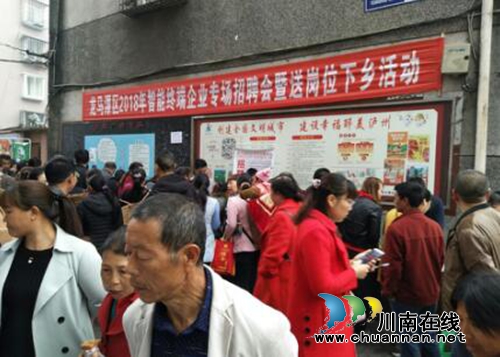 龙马潭区特兴镇举办2018智能终端专场招聘会(图1)