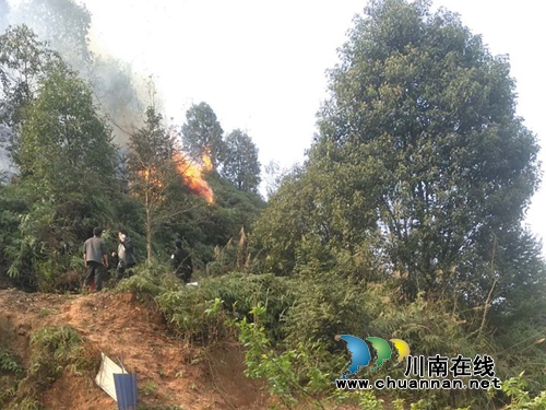 宜宾县:警民心连心 共扑山林火(图1) 宜宾县:警民心连心 共扑山林火(图1)