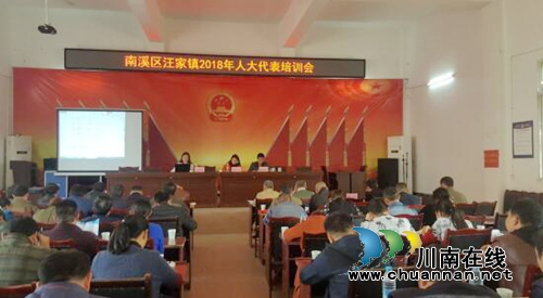 宜宾市南溪区汪家镇召开镇人大代表培训会