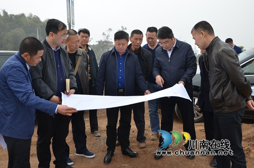 杨双全到泸县太伏镇督导重点项目建设