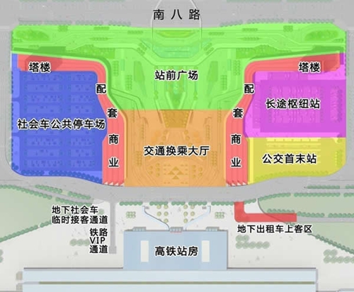 交通枢纽+城市地标&nbsp;宜宾高铁站综合体这样打造(图2)