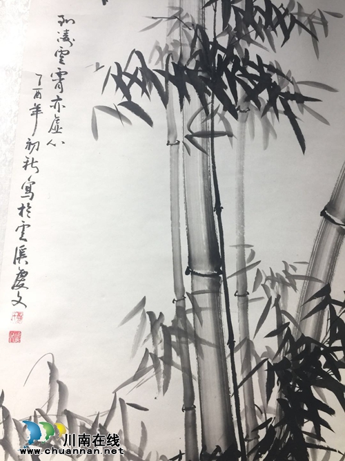 翰墨丹青传真情！泸州名家书画亮相东门城楼(图3)