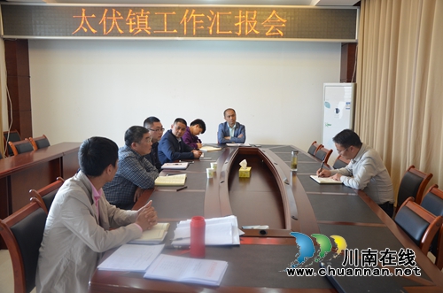 泸县副县长叶仕良到太伏镇调研一镇一街等工作