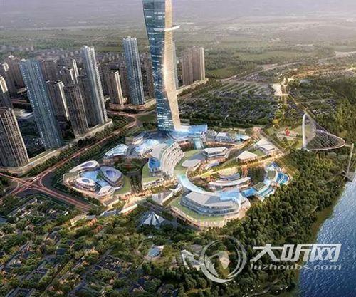 泸州沿江旅游新城来了&nbsp;游客展示中心主体竣工