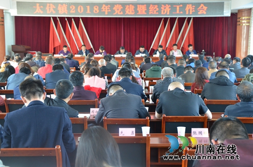 泸县太伏镇召开2018年党建暨经济工作会
