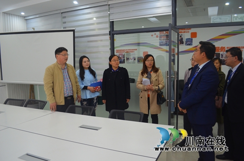 泸州市委组织部调研华阳街道重点党建项目工作